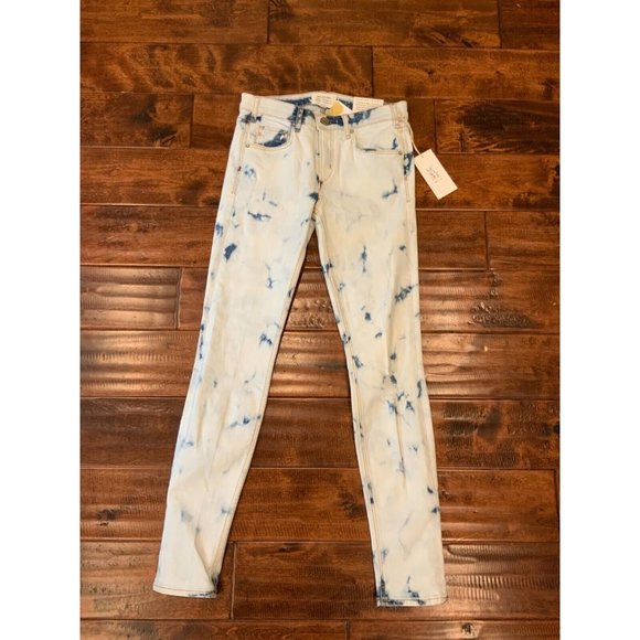 McGuire "Newton Skinny" Bleached Denim Santana Wash Jeans, Size 24 NWT! $248 - Picture 1 of 6
